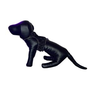 HANDCRAFTED reversible dog or cat harness light weight adjustable velcro NWT